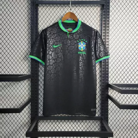Camisa Brasil Concept Leopard 22/23 - Preta - Torcedor
