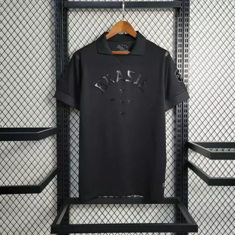 Camisa Brasil Black Green Concept 2022 - Torcedor