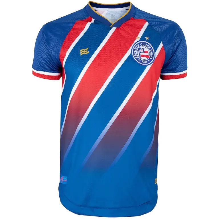 Camisa Bahia Away 24/25 - Azul e Vermelha - Torcedor