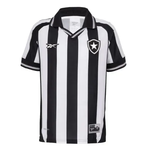 Camisa Botafogo Home 25/26 - Preta e Branca - Torcedor