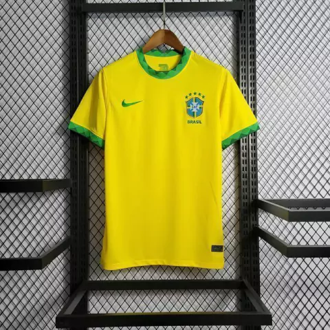 Camisa Brasil Home 20/21 Torcedor - Amarela
