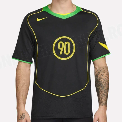Camisa Brasil Total 90 25/26 - Preta - Torcedor