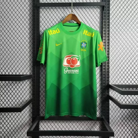 Camisa Brasil Training Suit 22/23 - Verde - Torcedor