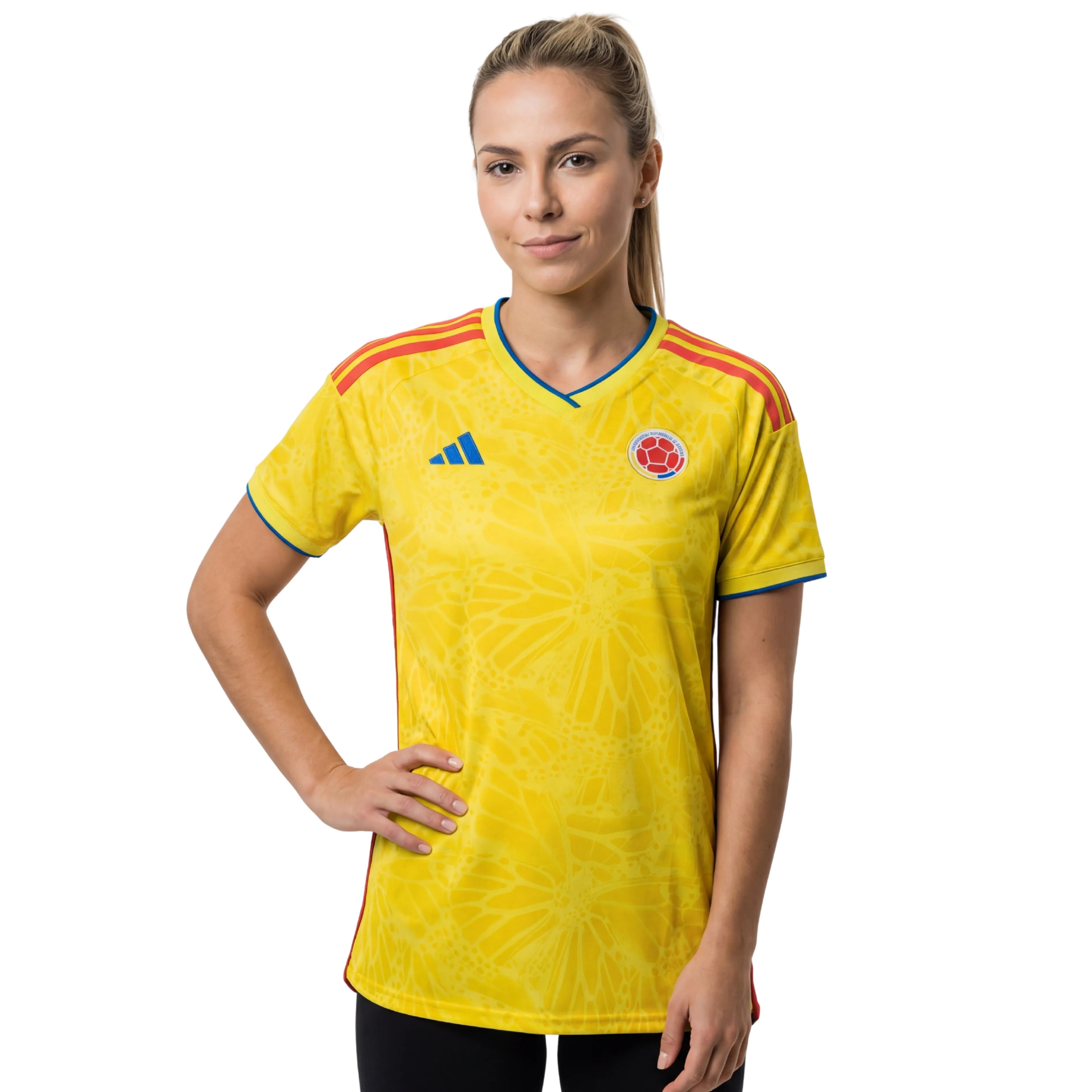 Camisa Colômbia Feminina Home 2026 - Amarela - Torcedor