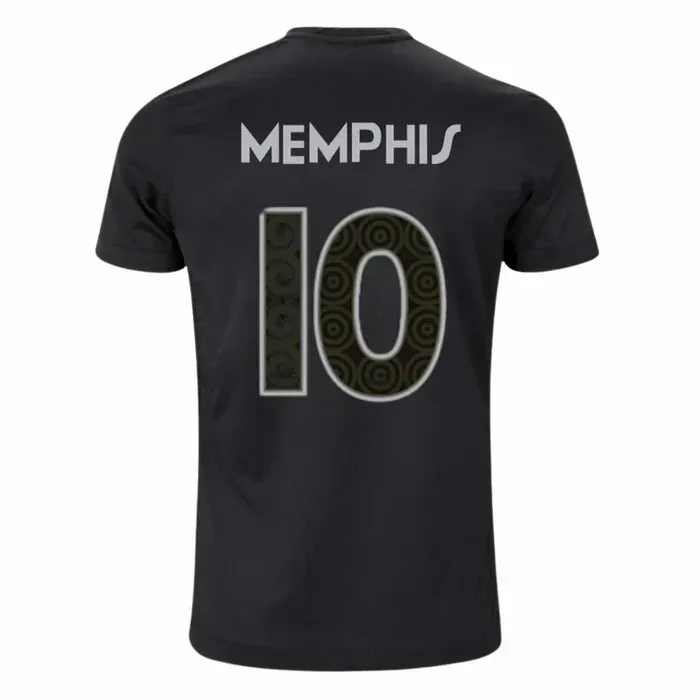 Camisa Corinthians Away 24/25 - Preta #Memphis10 - Torcedor