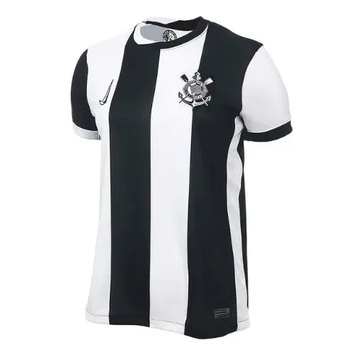 Camisa Corinthians Feminina Third 24/25 - Preta e Branca - Torcedor