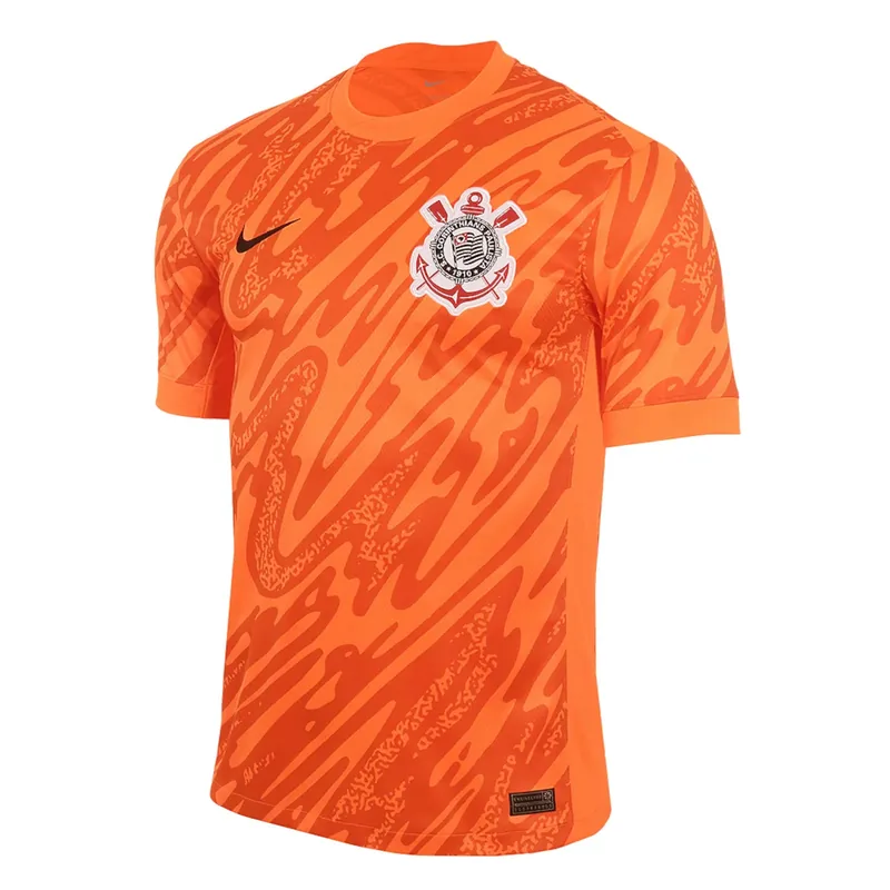 Camisa Corinthians Goleiro 24/25 - Laranja - Torcedor