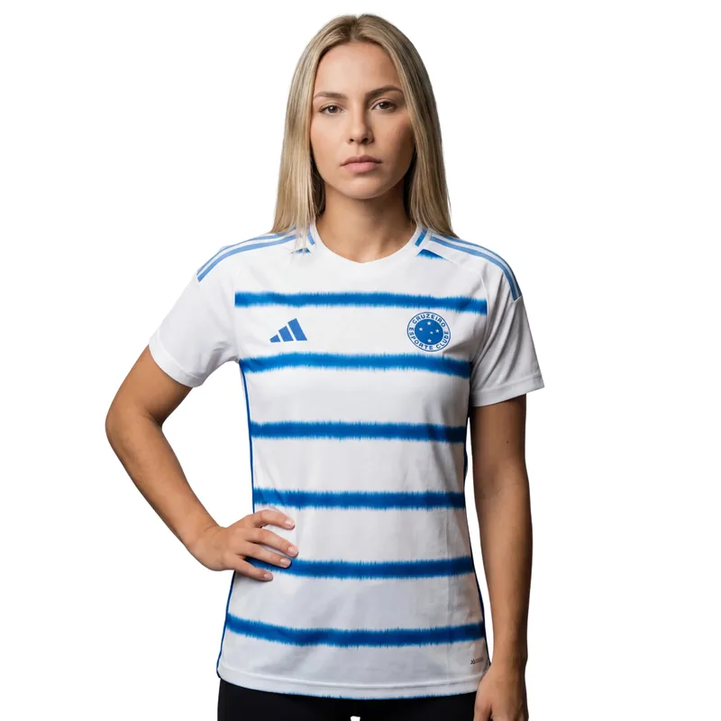 Camisa Cruzeiro Feminina Away 25/26 - Branca - Torcedor