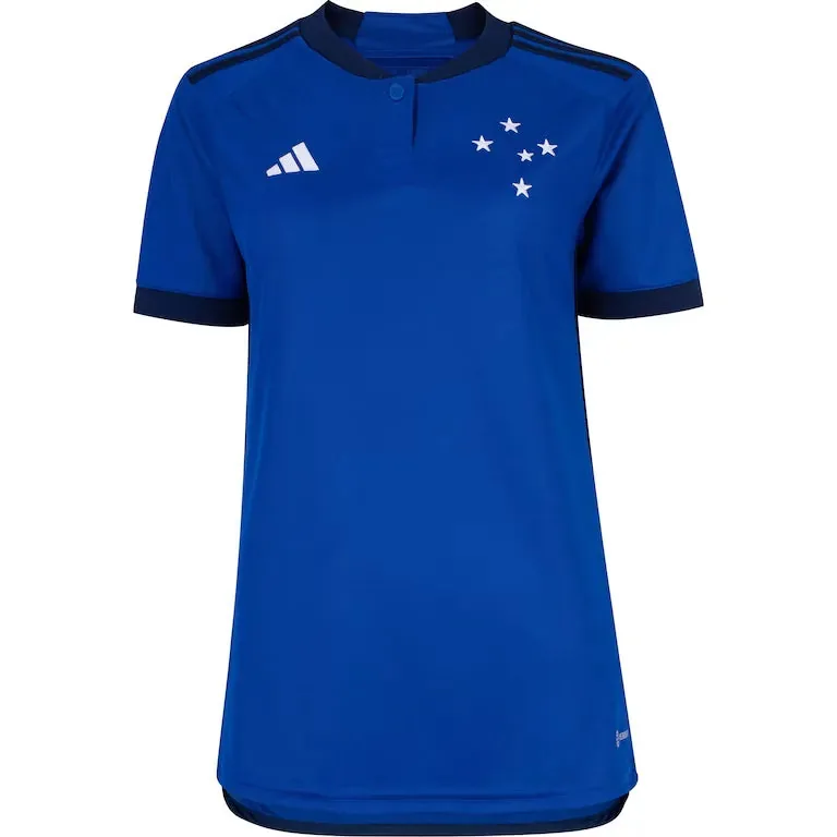 Camisa Cruzeiro Feminina Home 23/24 - Azul - Torcedor
