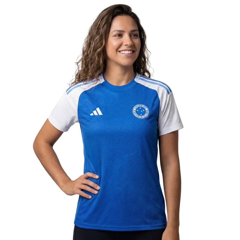 Camisa Cruzeiro Feminina Home 25/26 - Azul - Torcedor