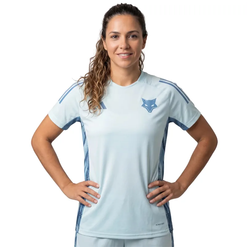 Camisa Cruzeiro Feminina Treino 25/26 - Azul Turquesa - Torcedor