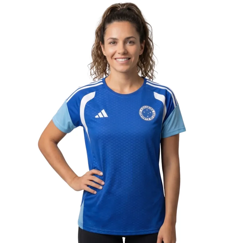 Camisa Cruzeiro Feminina Treino 26/27 - Azul - Torcedor