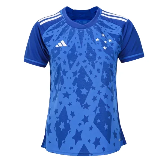 Camisa Cruzeiro Home Feminina 24/25 - Azul - Torcedor