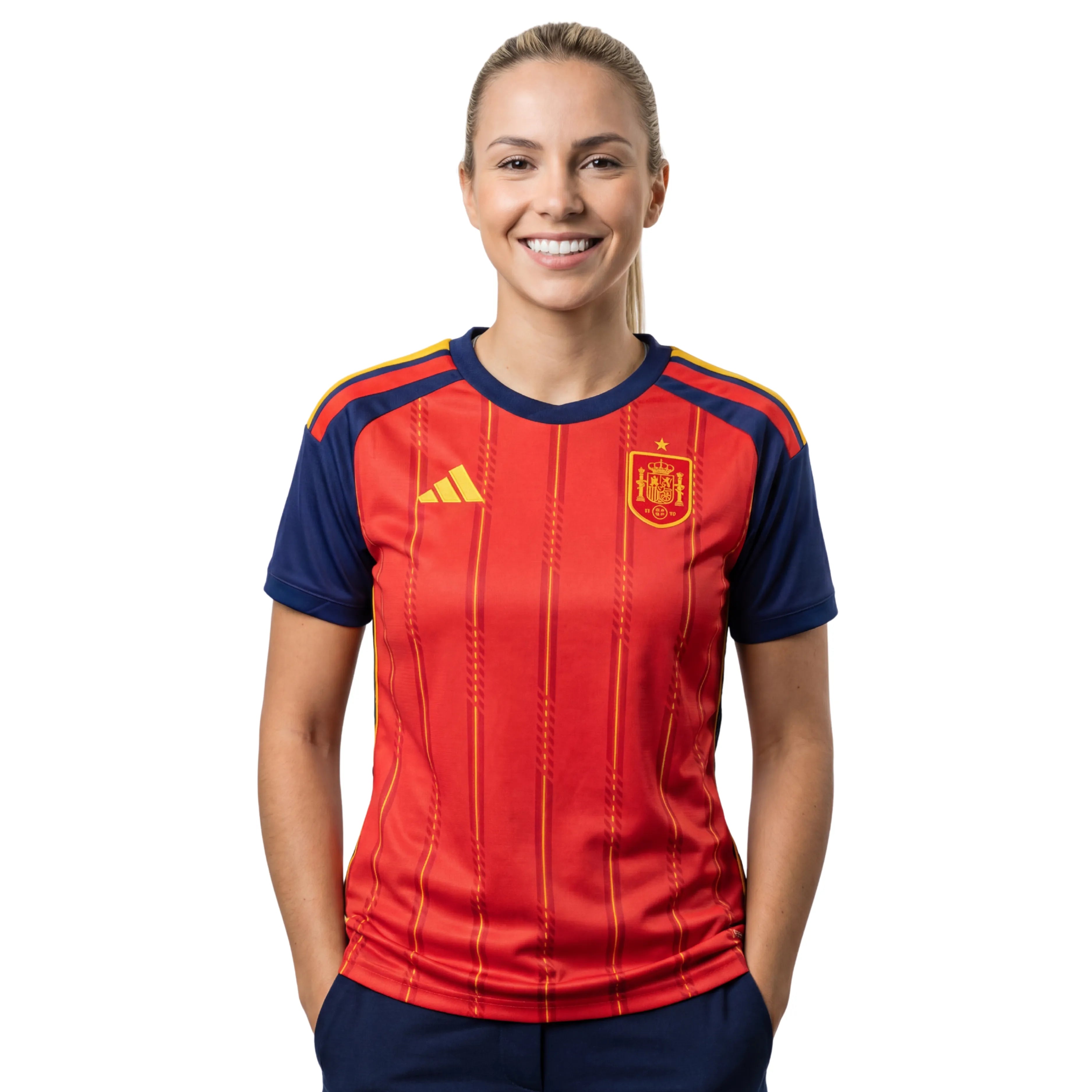 Camisa Espanha Feminina Home 2026 - Vermelha - Torcedor