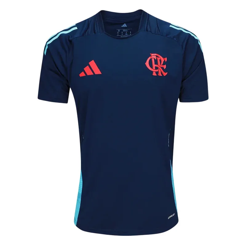 Camisa Flamengo Comissão 25/26 - Azul Escuro - Torcedor