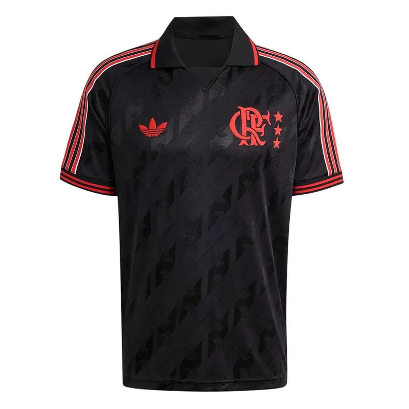 Camisa Flamengo Lifestyle 25/26 - Preta - Torcedor