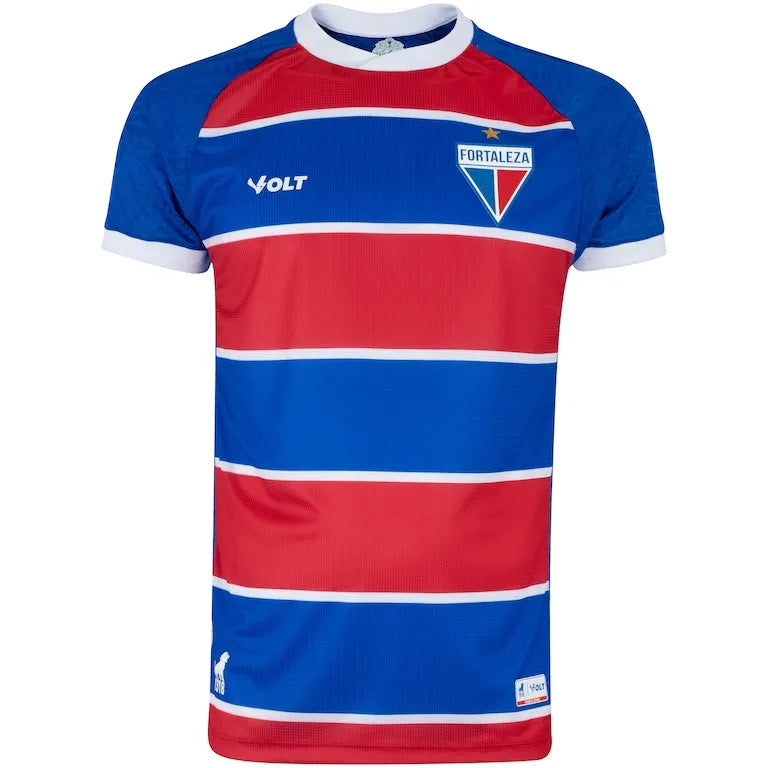 Camisa Fortaleza Home 24/25 - Vermelha e Azul - Torcedor
