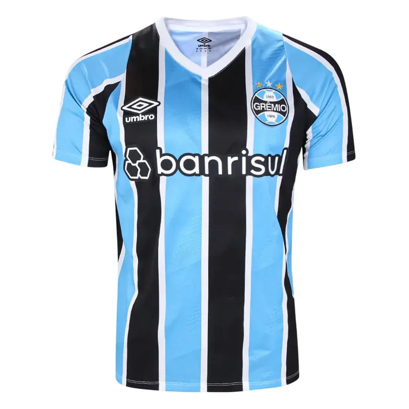 Camisa Grêmio Home 24/25 - Azul e Preta - Torcedor