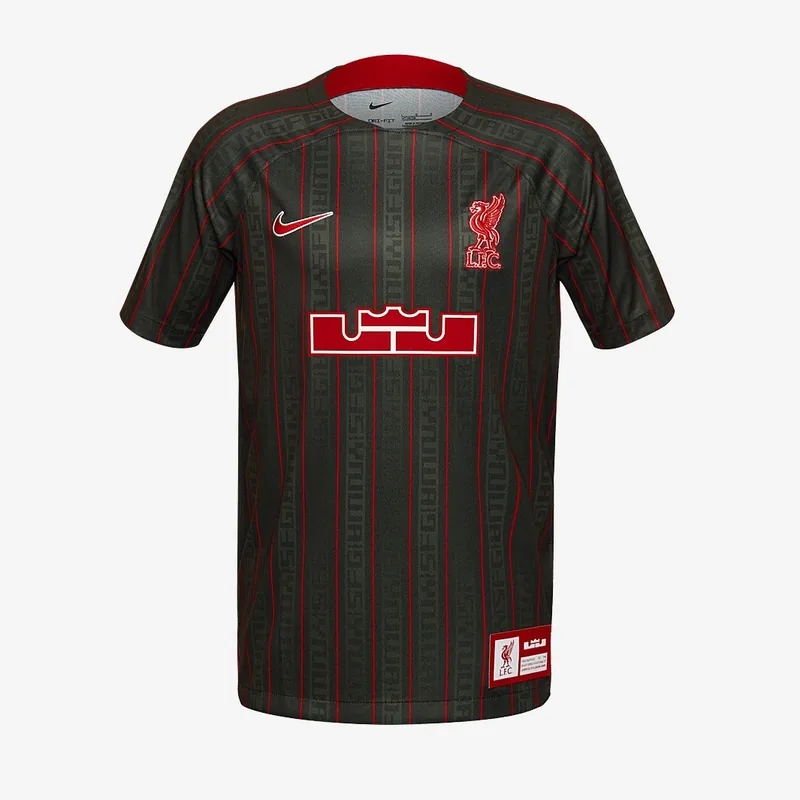 Camisa Kids LeBron James Liverpool FC Torcedor