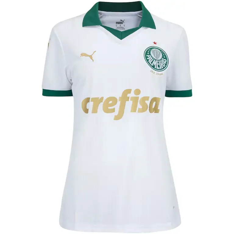 Camisa Palmeiras Feminina Away 24/25 - Branca - Torcedor