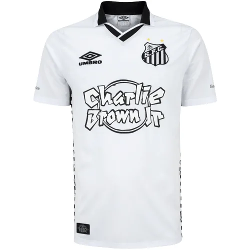 Camisa Santos Charlie Brown Jr. Dias de Glória - Branca - Torcedor